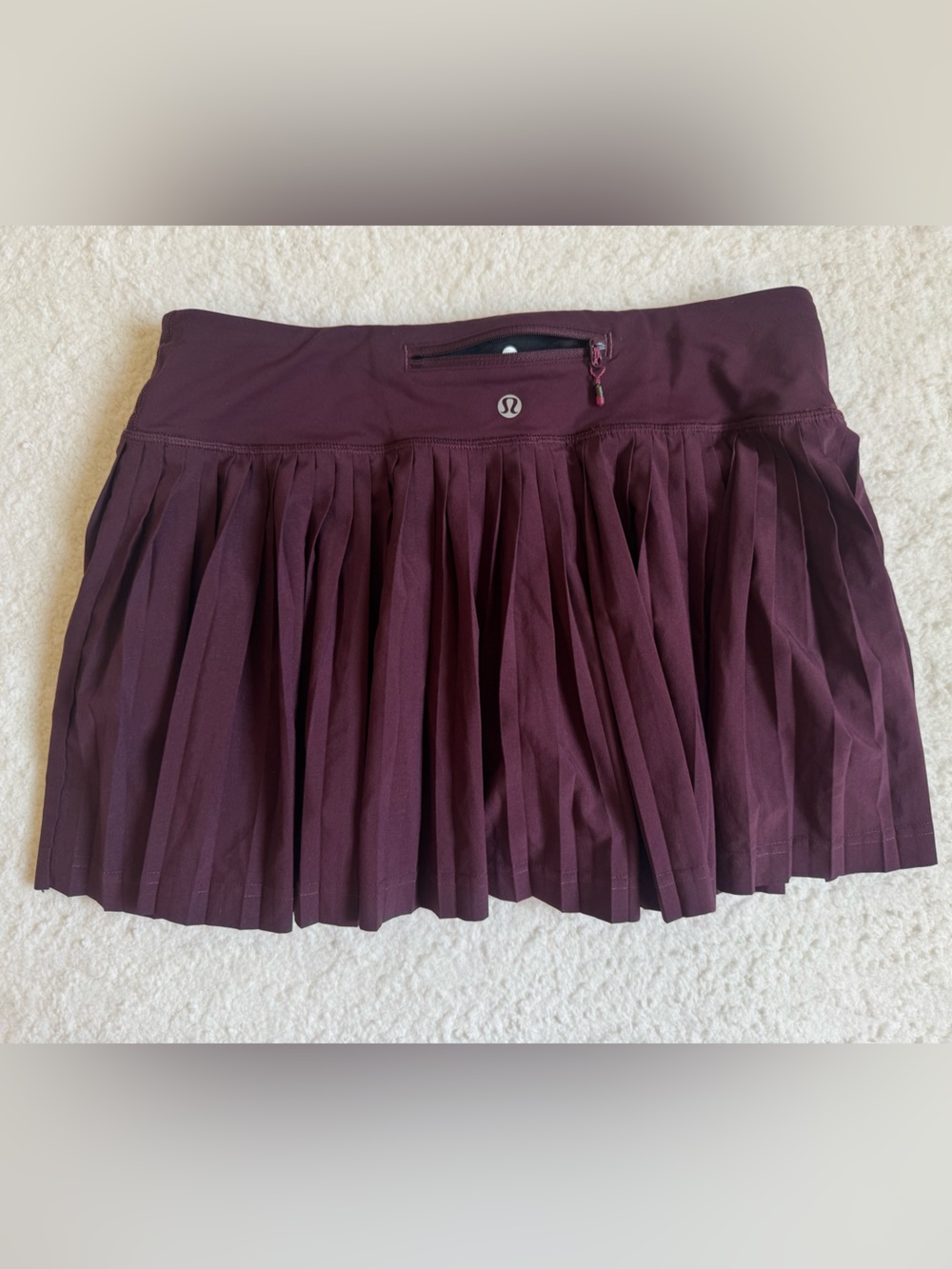 Lululemon Pleated Tennis Skort Plum Purple Athletic Golf Running Size 6